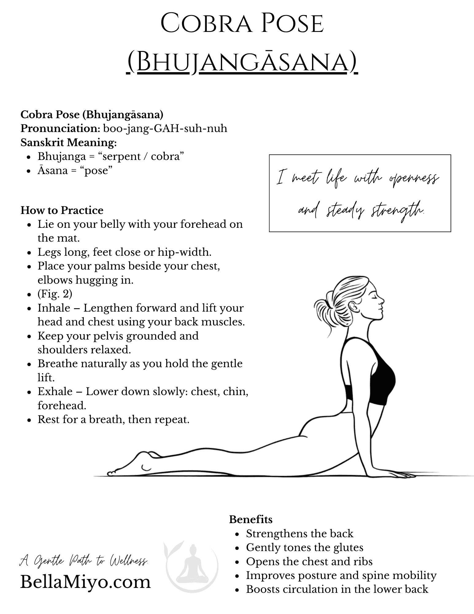 How to Do Cobra Pose (Bhujangasana): Benefits, Proper Form, and My Personal Practice