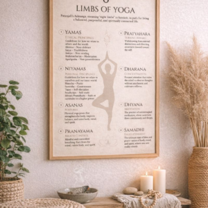 The Eight Limbs of Yoga – Illustrated Guide (Digital Download)